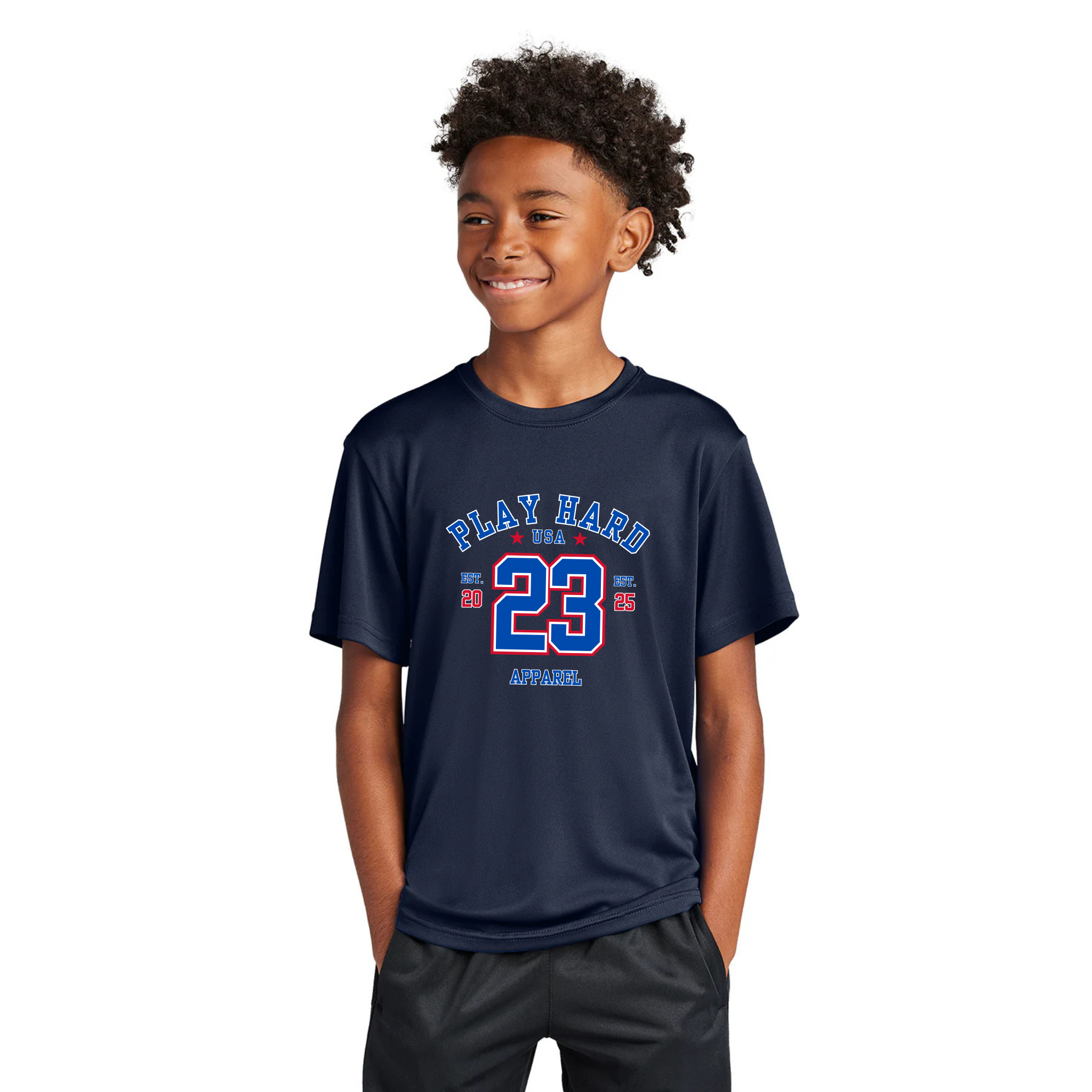 Play Hard Youth Competitor Performance T