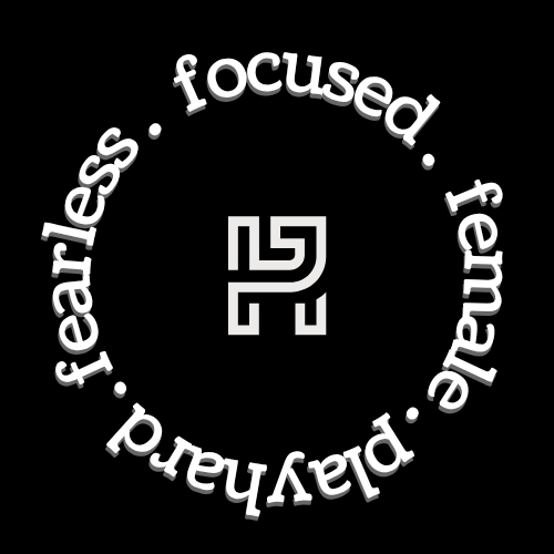 Play Hard W's-Fearless-Focused-Female Tri-Blend Tee