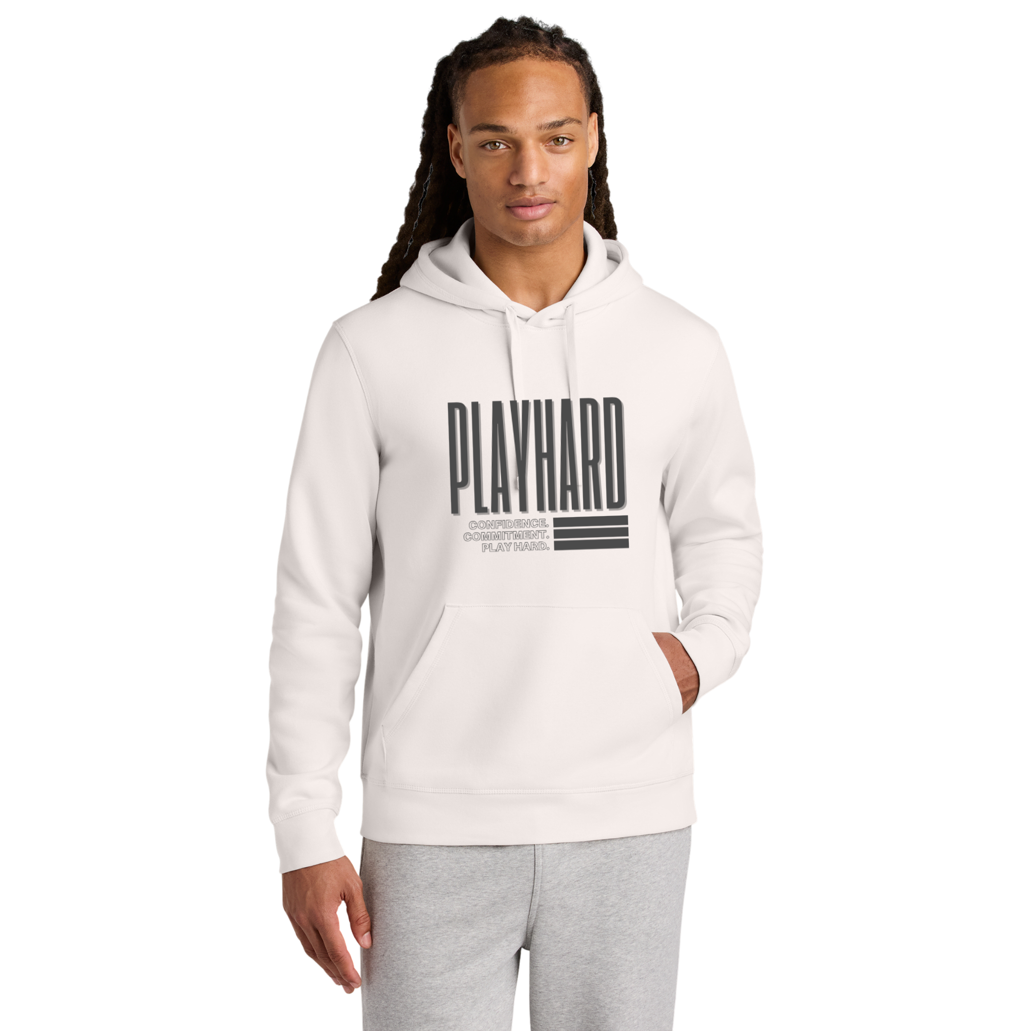 Play Hard Unisex Grit Hooded Sweatshirt