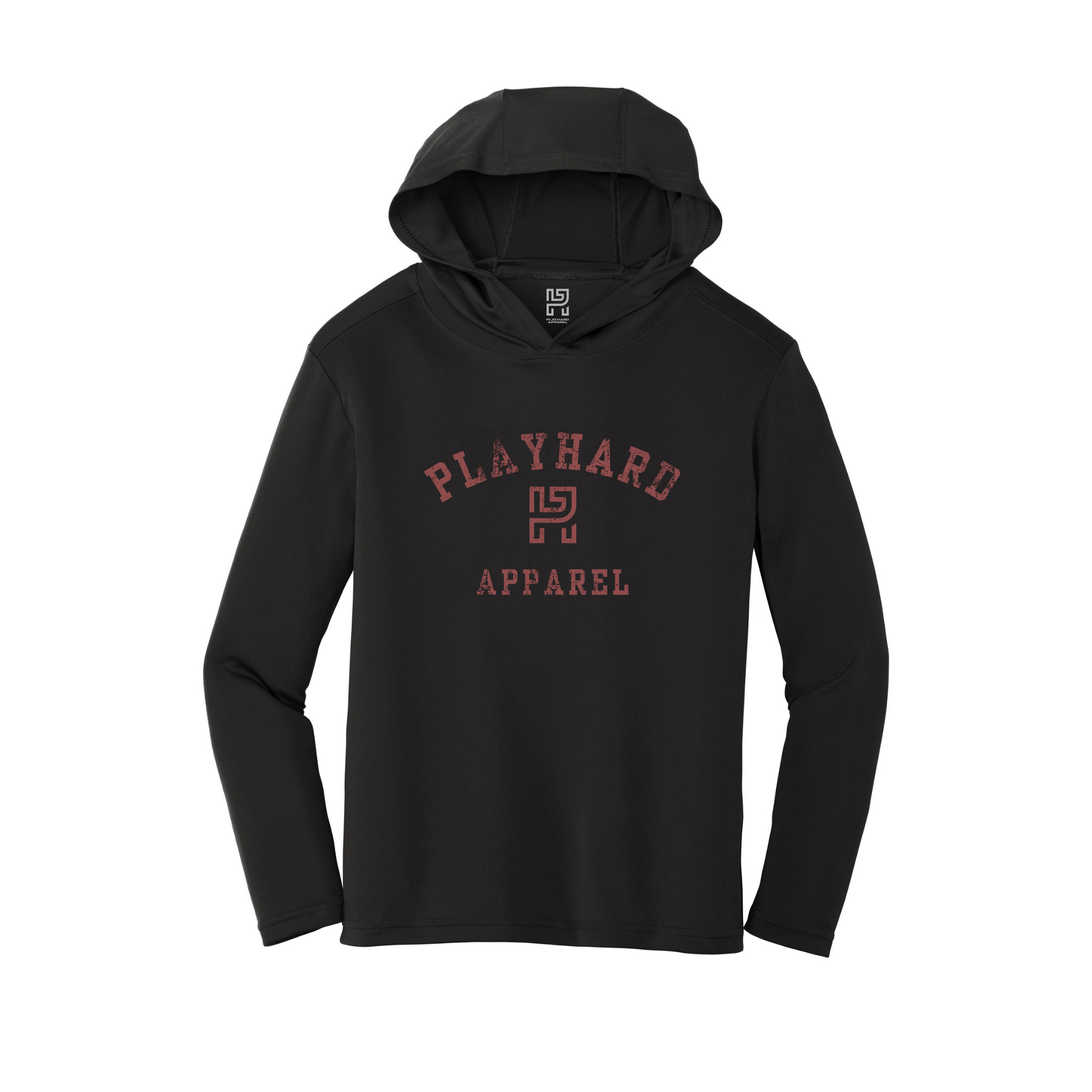Play Hard Hustle LS Performance Hooded Tee
