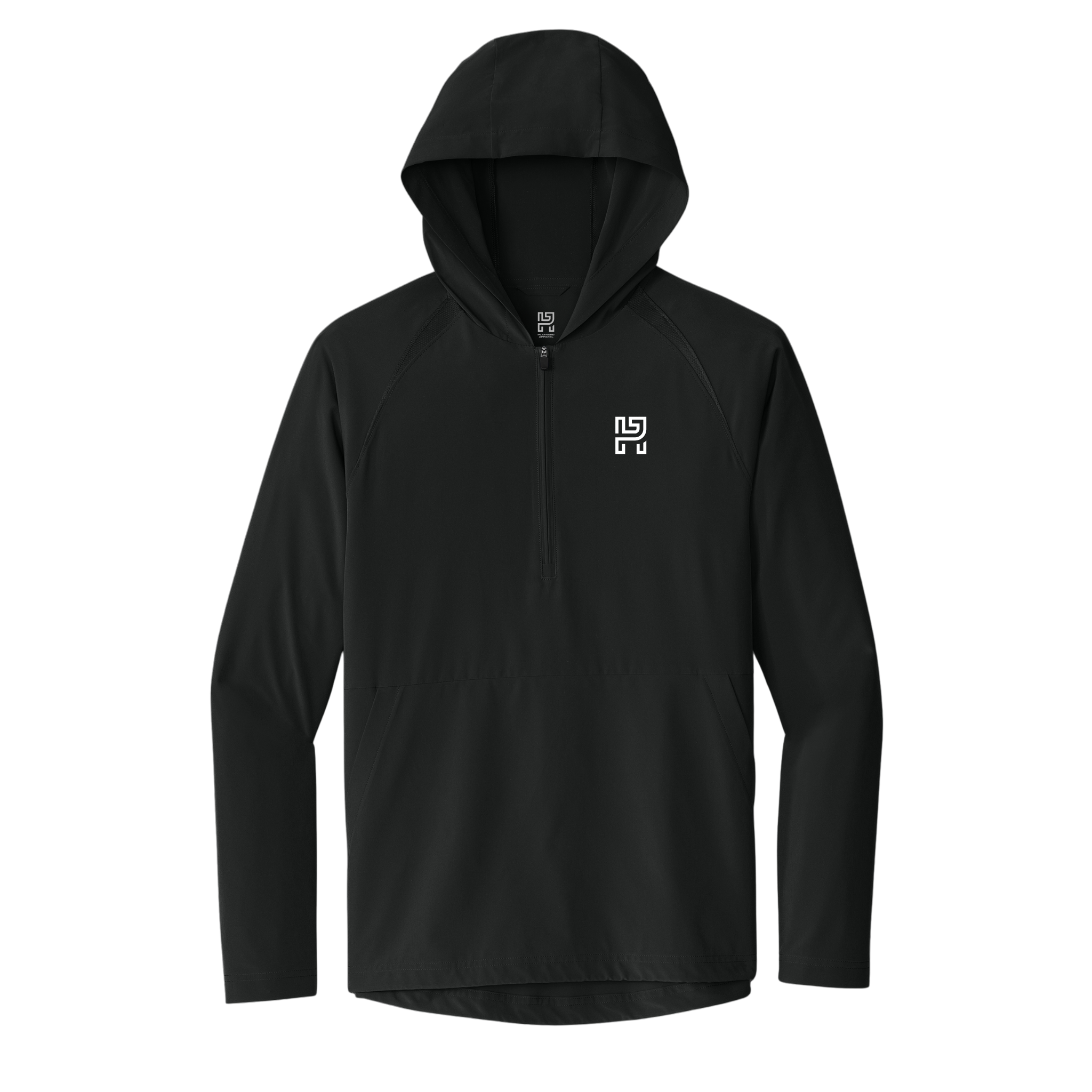 Play Hard 1/2 Zip LS Hooded Cage Jacket